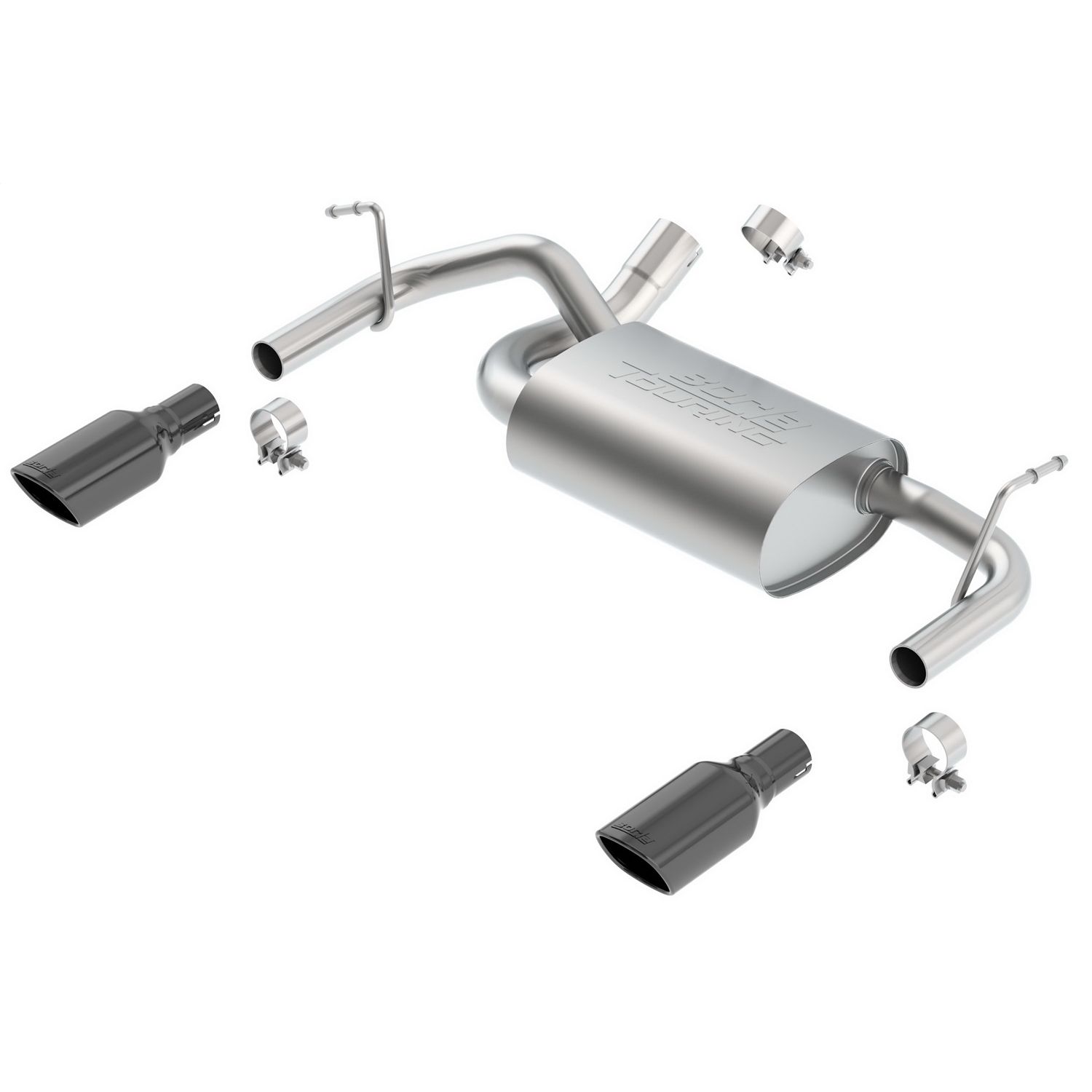 JK/ JKU Wrangler 2, 4 Door 2012-2018 Axle-Back Exhaust System Touring