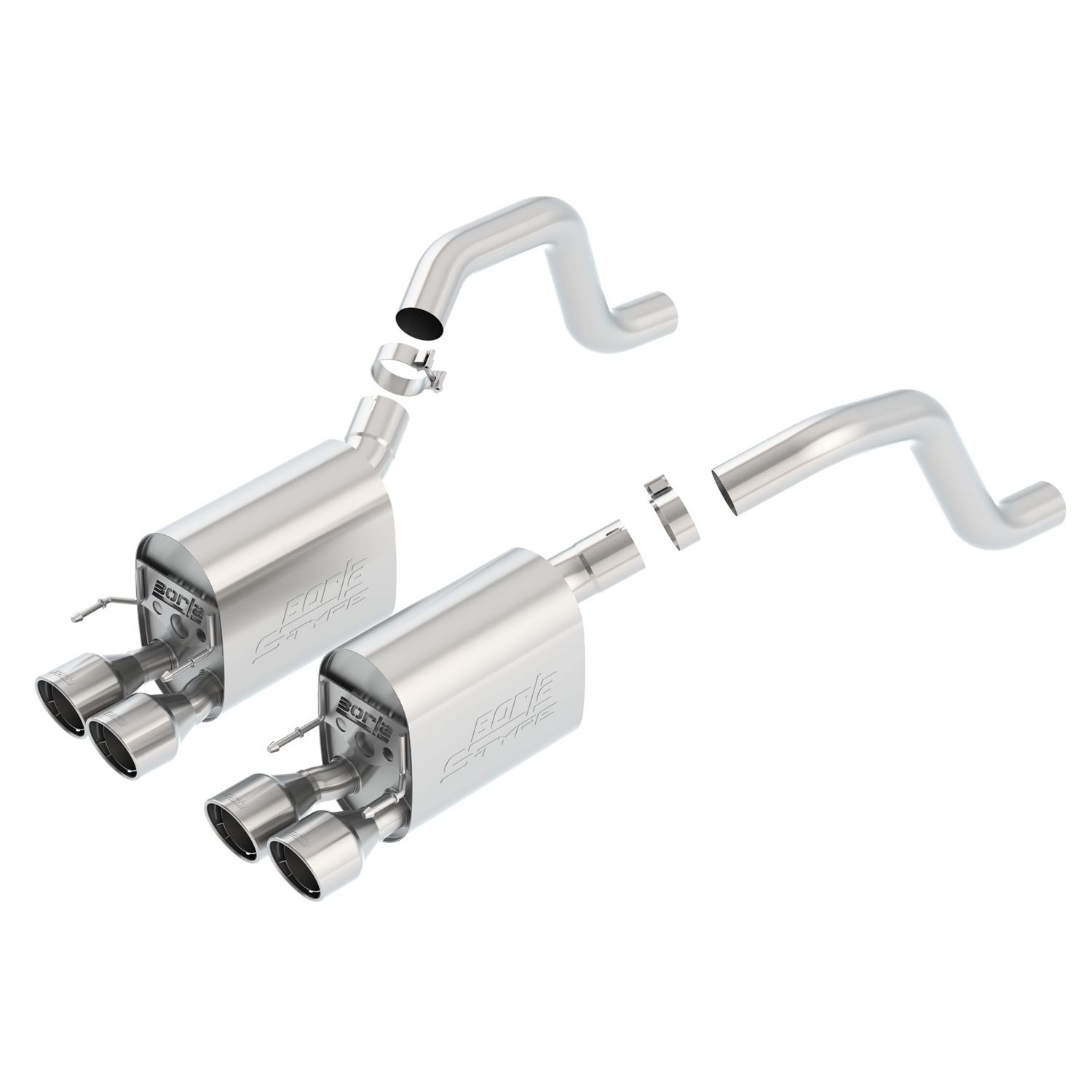 C6 Corvette Z06/ C6 Corvette ZR1 2006-2013 Axle-Back Exhaust System S-Type II