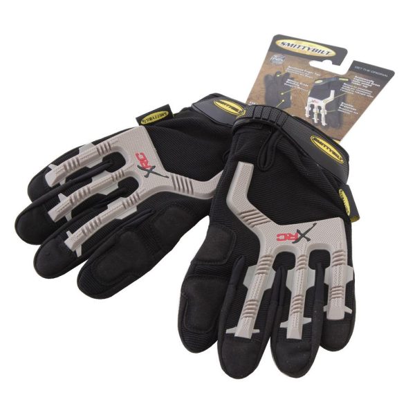 Gloves - Black/ Gray Logo - XLarge