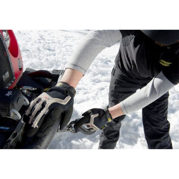 Gloves - Black/ Gray Logo - XLarge