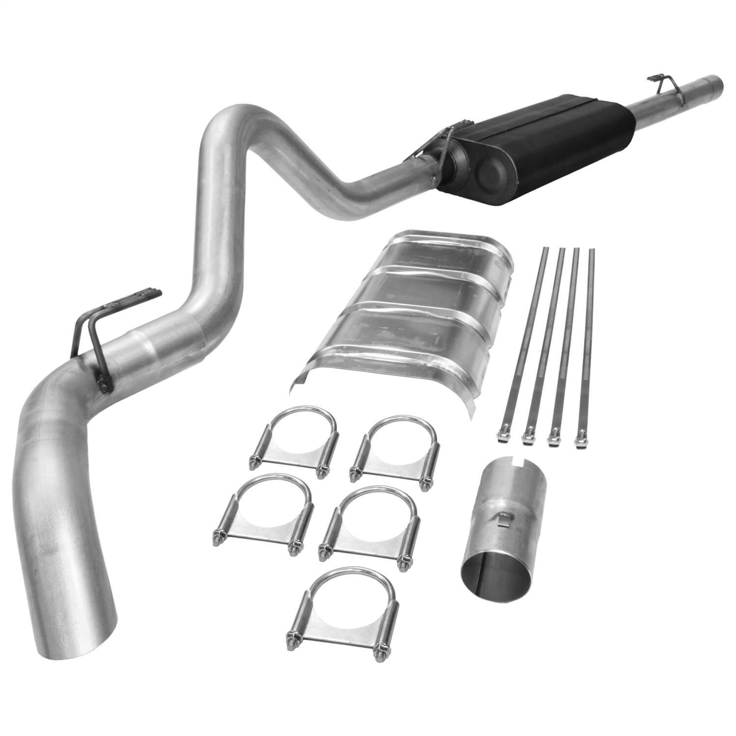 Flowmaster 17126 Cat-back System - Single Side Exit - Force II - Mild Sound