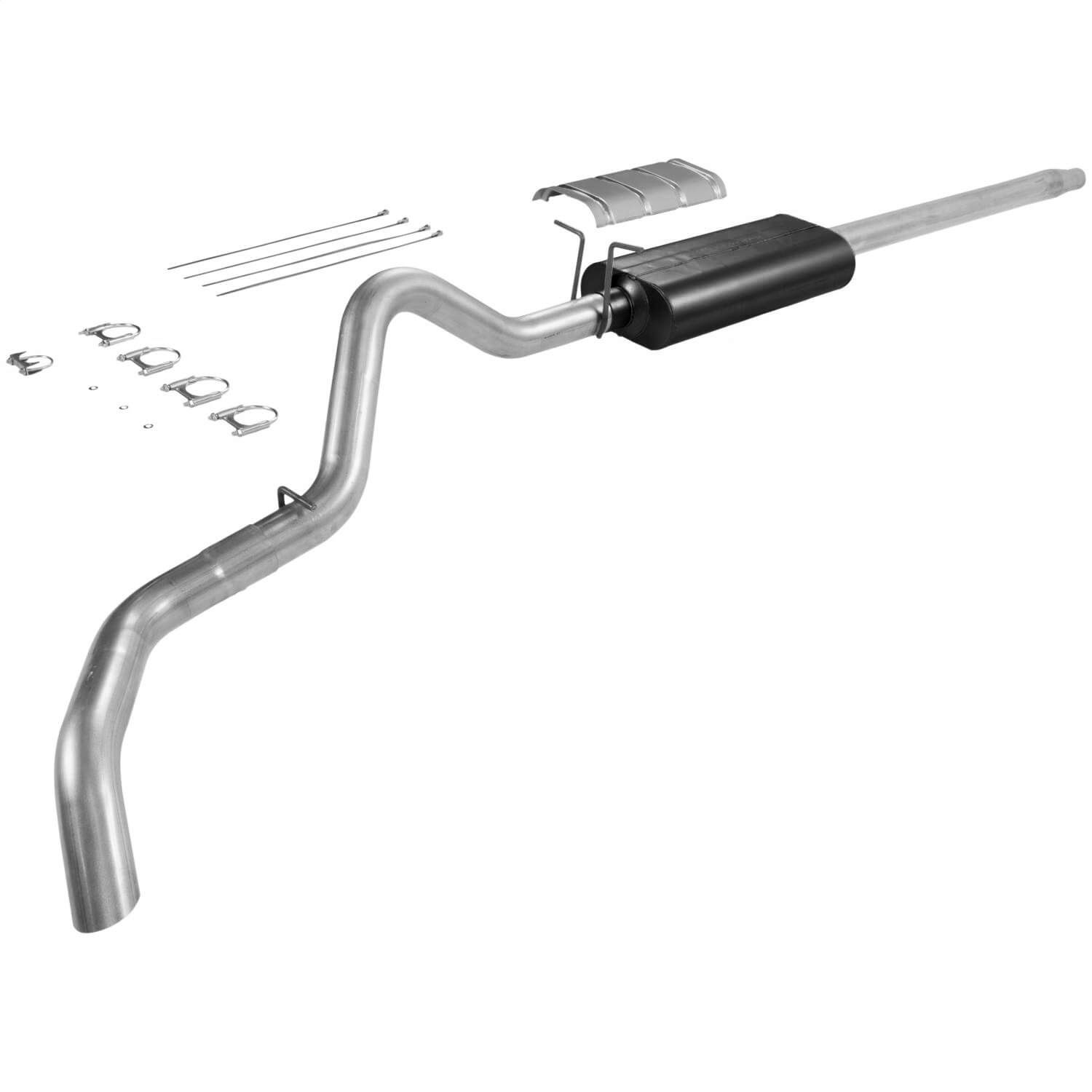 Flowmaster 17135 Cat-back System - Single Side Exit - Force II - Mild Sound