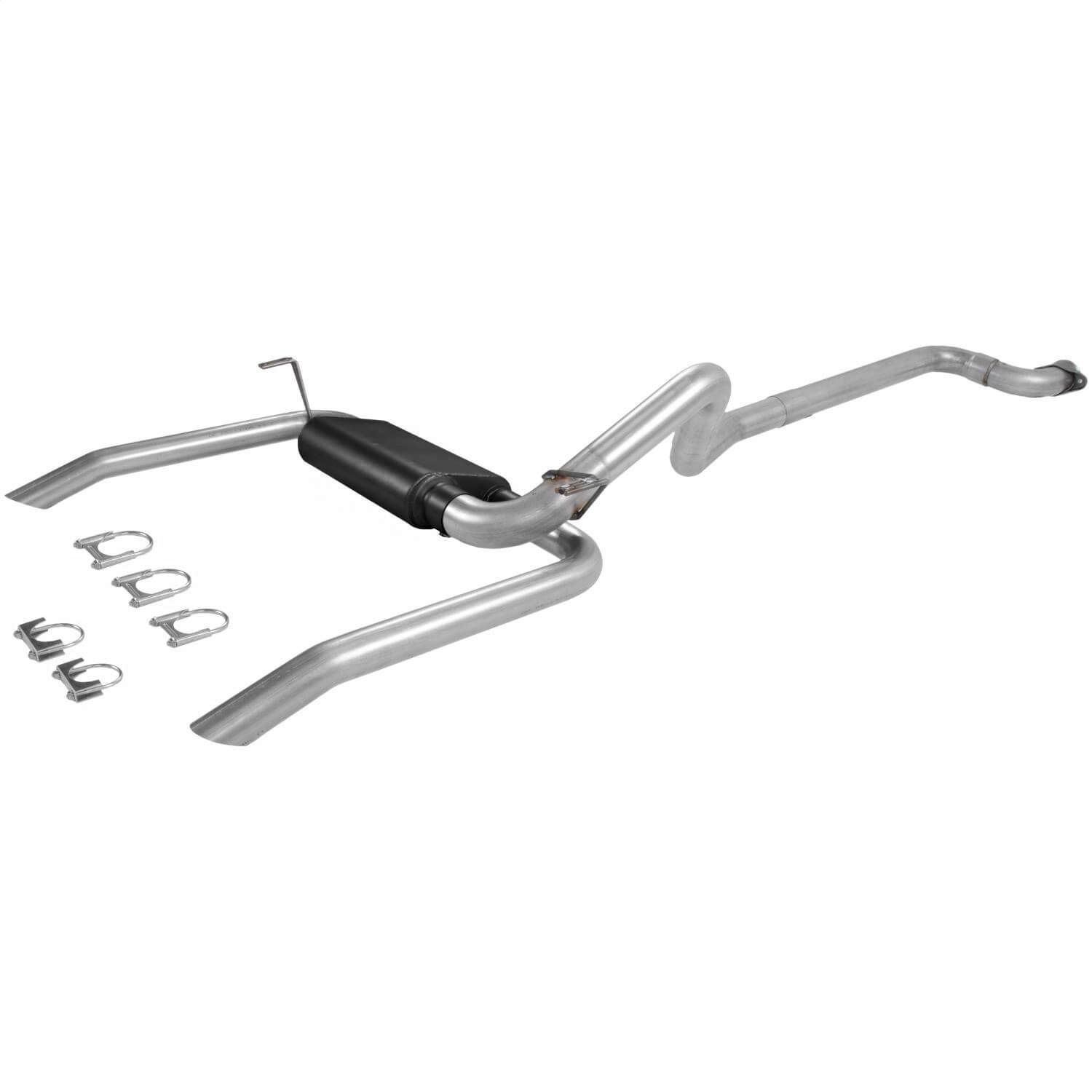 Flowmaster 17143 Cat-back System - Dual Rear Exit - American Thunder - Aggressive Sound