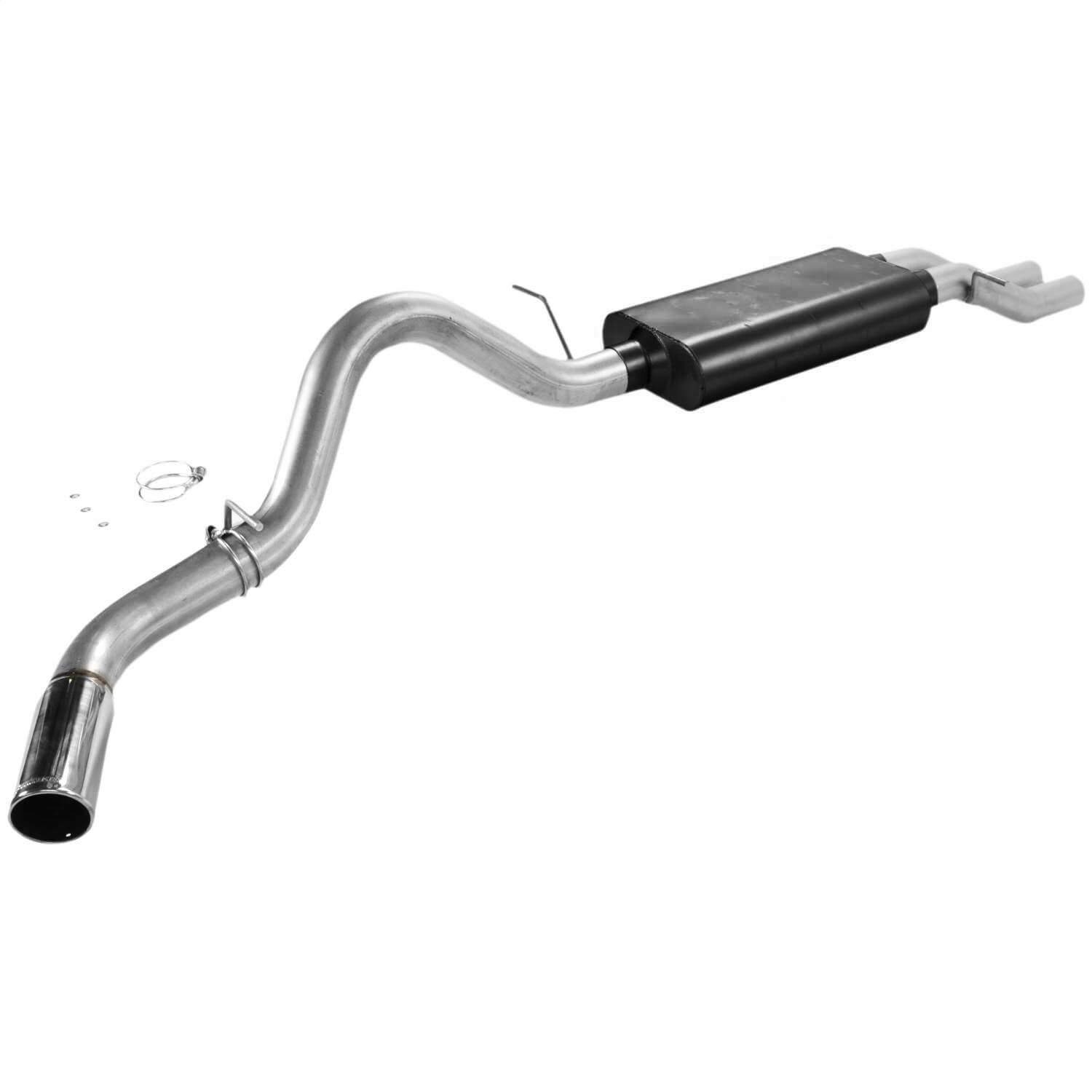 Flowmaster 17350 Cat-back System - Single Side Exit - American Thunder - Moderate Sound