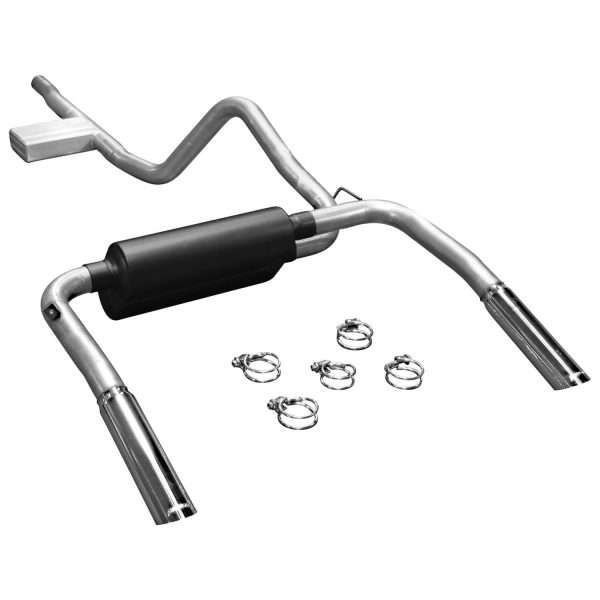 Flowmaster 17358 Cat-back System - Dual Rear Exit - American Thunder - Moderate Sound