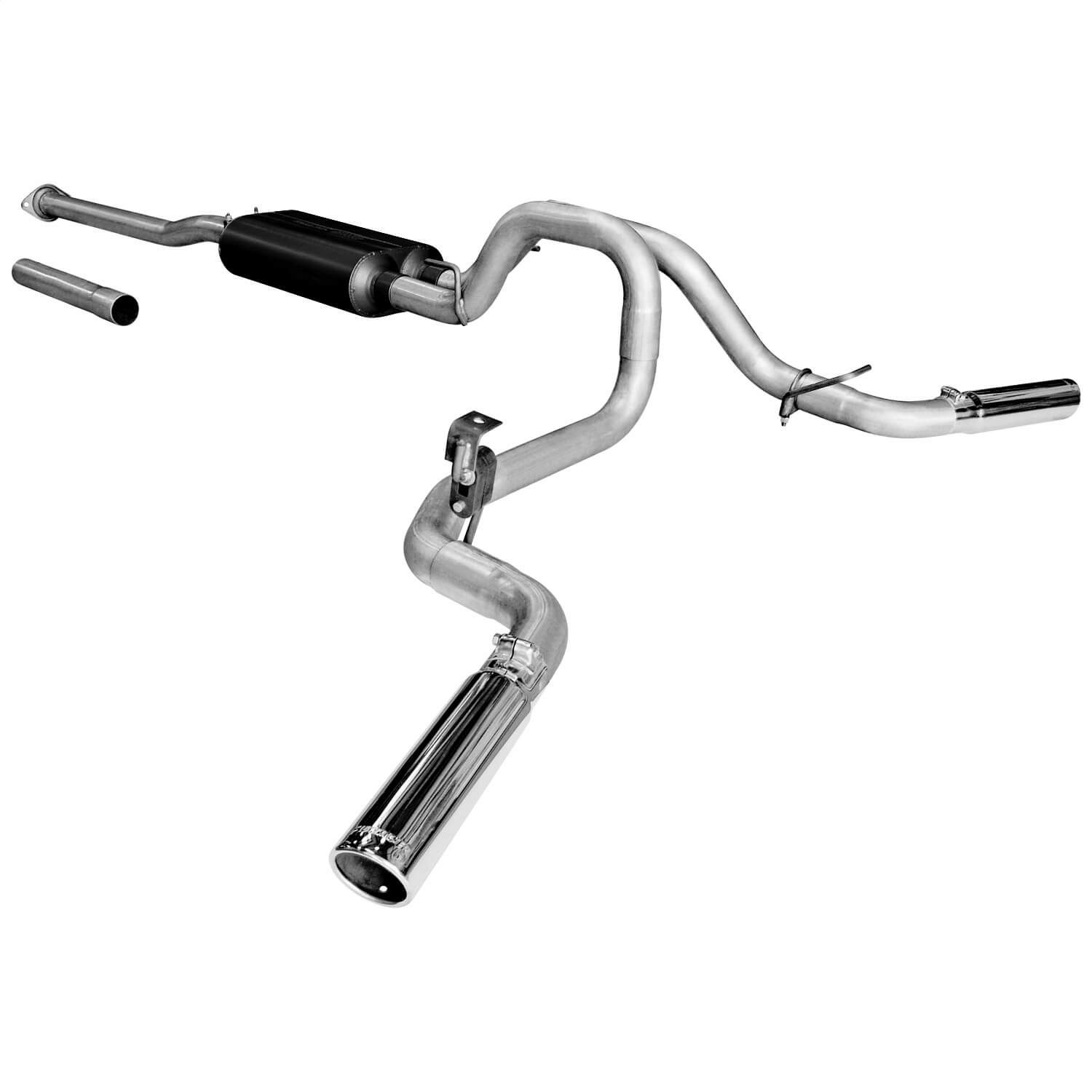 Flowmaster 17432 Cat-back System - Dual Side Exit - American Thunder - Moderate/Aggressive Sound