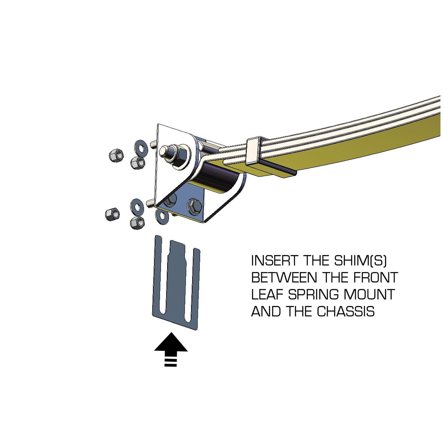 Hotchkis Sport Suspension Leaf Spring Shim Kit Leaf Spring Thrust Shim Kit