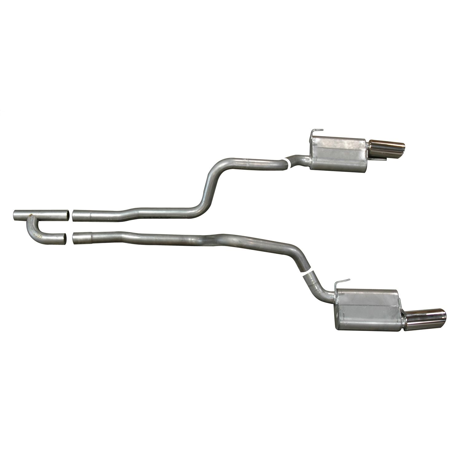 Cat-Back Dual Exhaust System; Aluminized