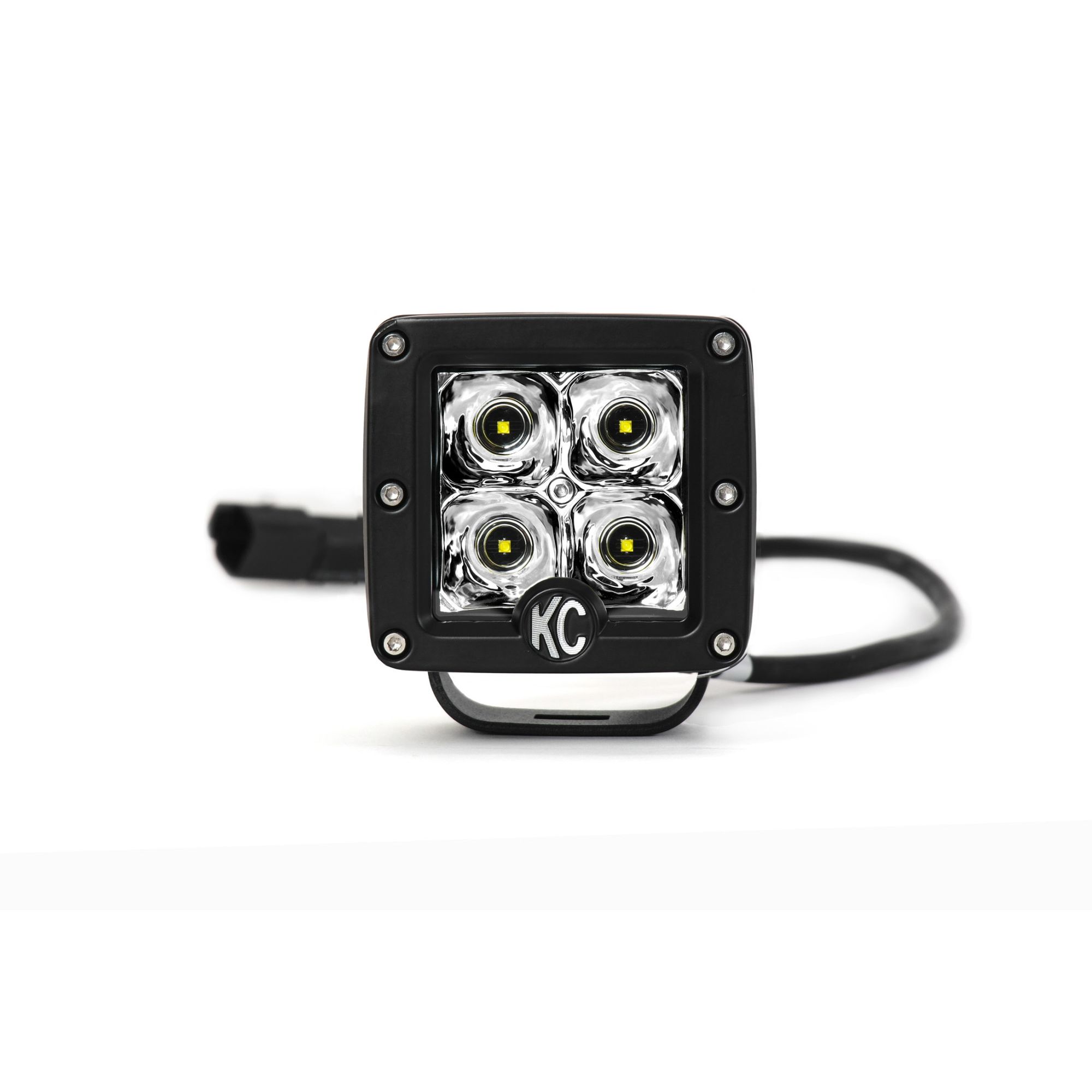 KC Hilites 3 in C-Series C3 LED - 2-Light System - 12W Spot Beam
