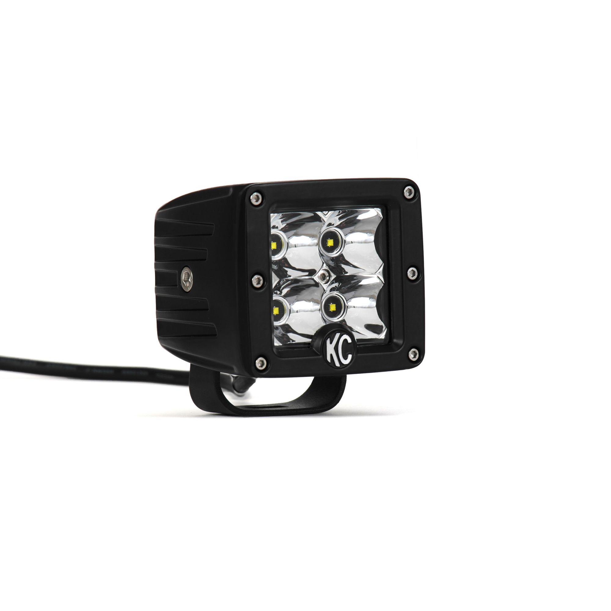 KC Hilites 3 in C-Series C3 LED - 2-Light System - 12W Spot Beam
