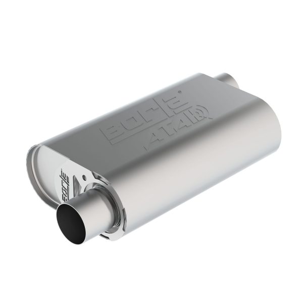 CrateMuffler? Muffler Chevrolet LS3 6.2L V8 Stock Output 2.5in Offset Inlet/ 2.5in Offset Outlet ATAK?