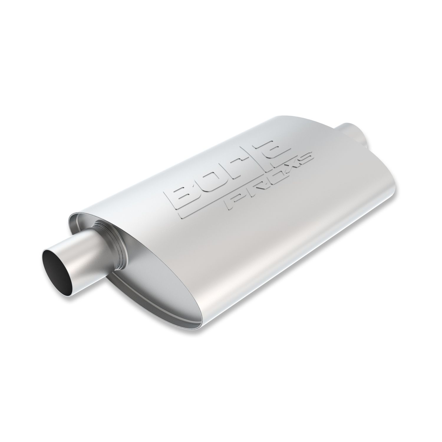 ProXS Muffler? 2in Offset Inlet/ 2in Center Outlet 4in x 9.5in Oval x 14in Long Body
