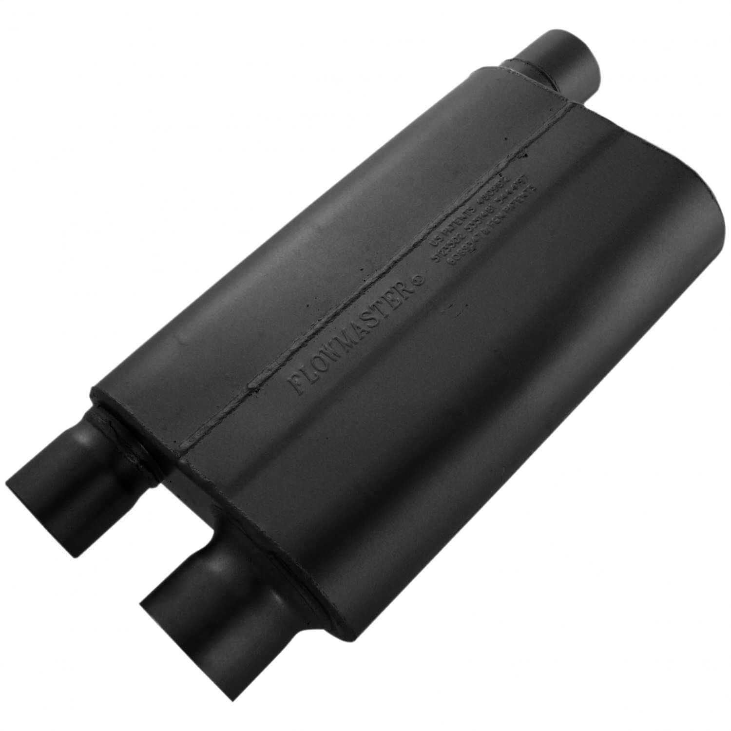 Flowmaster 43083 80 Series Crossflow Muffler, 3.00 IN (O) / OUT (D), 4x9 16 Gauge
