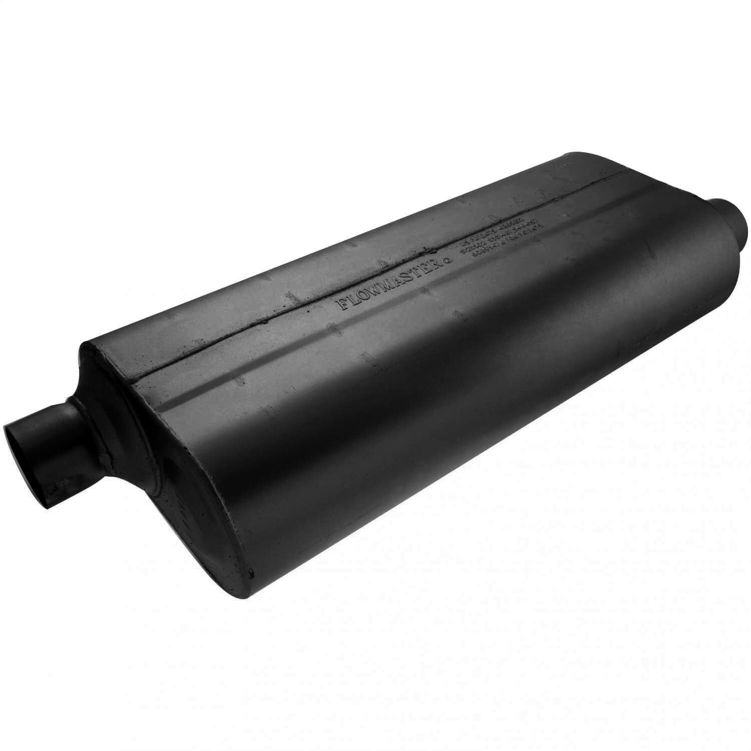 Flowmaster 52573 70 Series Muffler - 2.50 Offset In / 2.50 Offset Out - Mild Sound