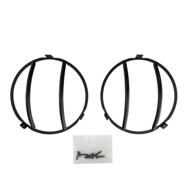 Euro Head Light Guards - Black - 2 Piece