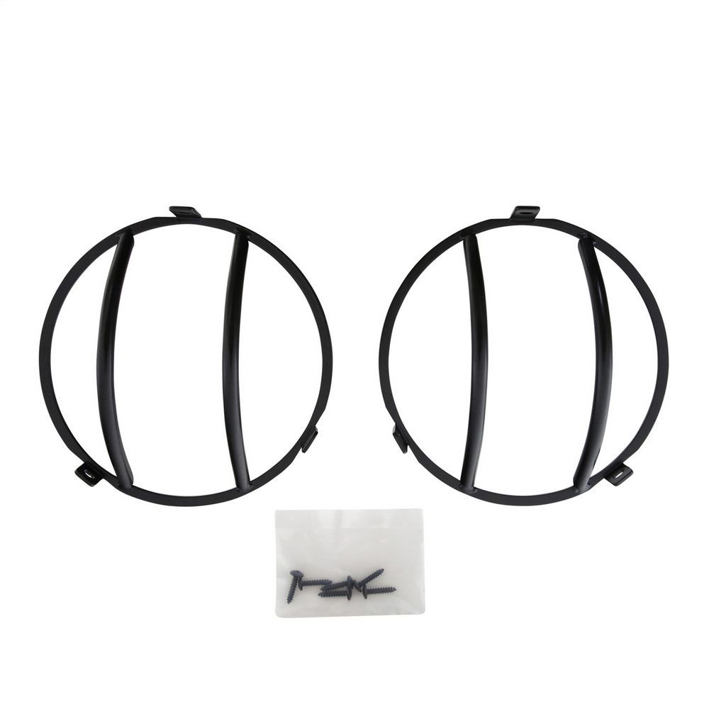 Euro Head Light Guards - Black - 2 Piece