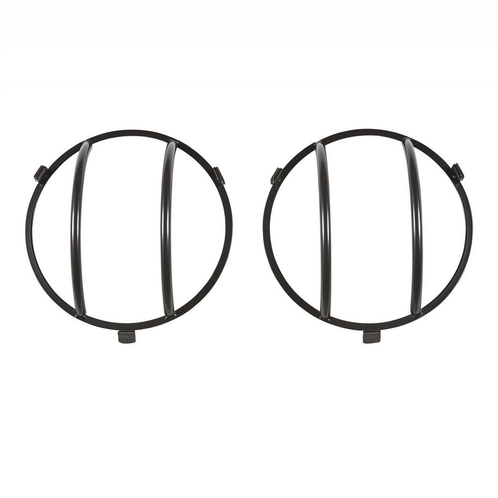 Euro Head Light Guards - Black - 2 Piece