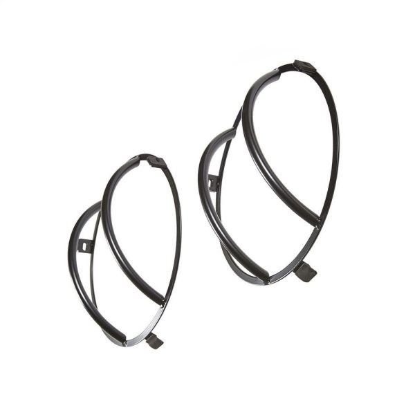 Euro Head Light Guards - Black - 2 Piece