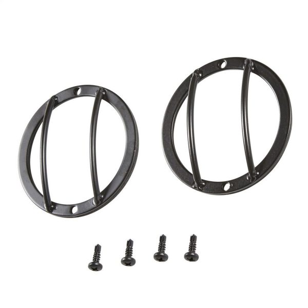 Euro Side Turn Signal Guards - Black - 2 Piece