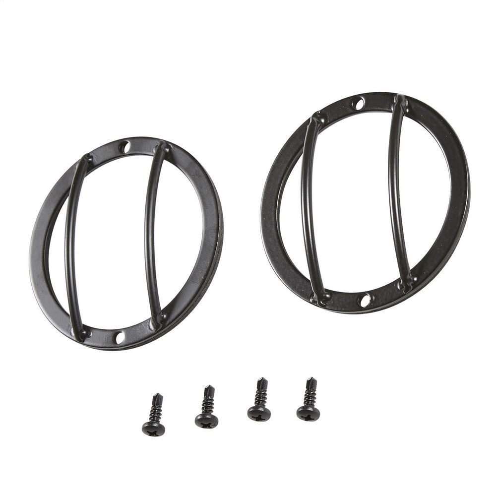 Euro Side Turn Signal Guards - Black - 2 Piece