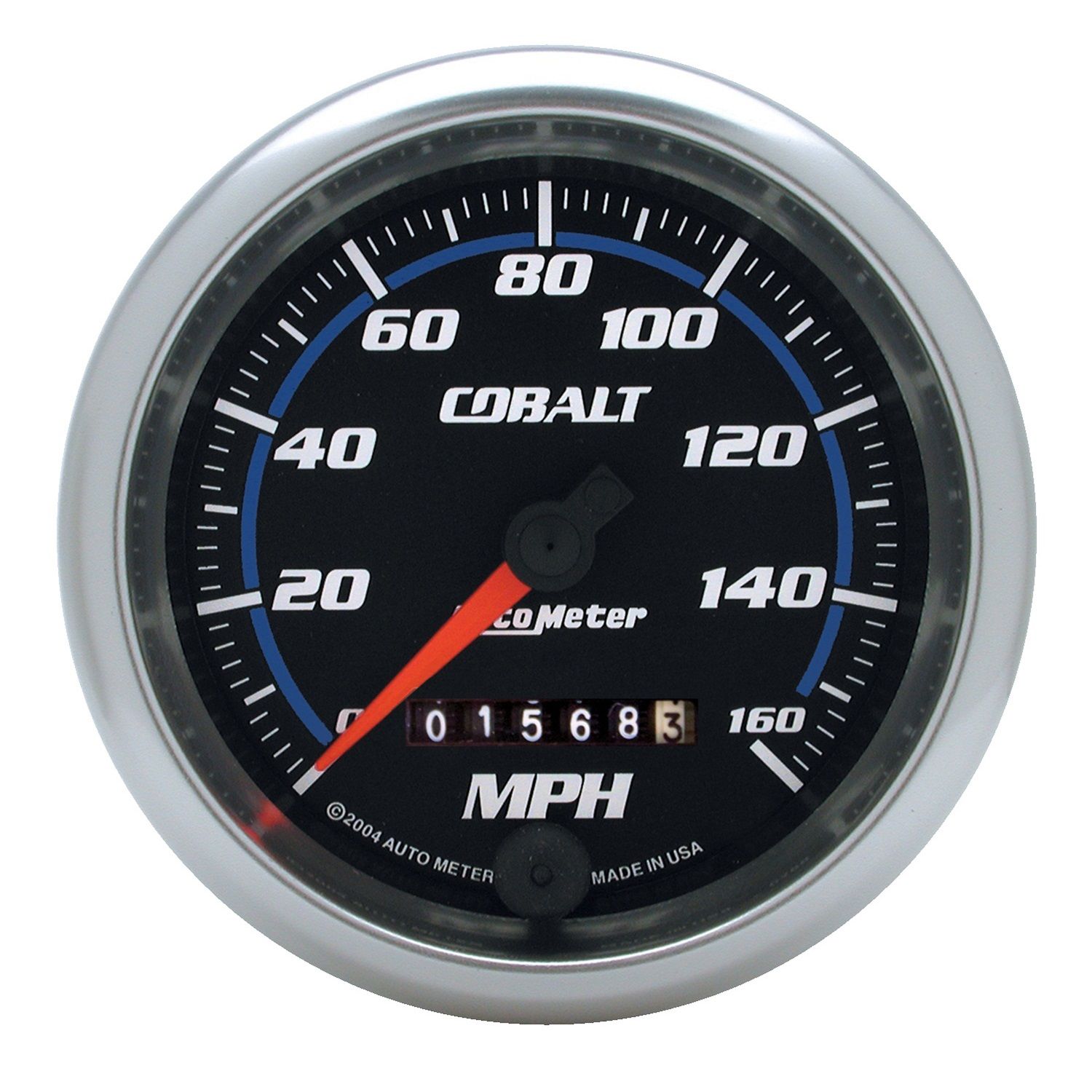 3-3/8 in. SPEEDOMETER, 0-160 MPH, COBALT