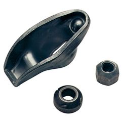 Engine Rocker Arms; Long-Slot Stamped Style; 1.5 Ratio; 3/8 Stud; Fits SB Chevy