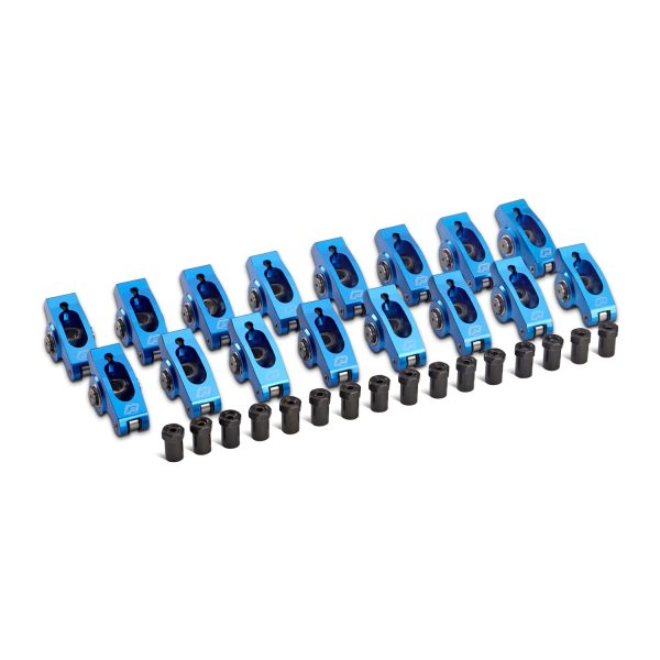 Engine Roller Rocker Arm Set; 1.5 Ratio 3/8 Stud; Self Aligning ; Fits SB Chevy