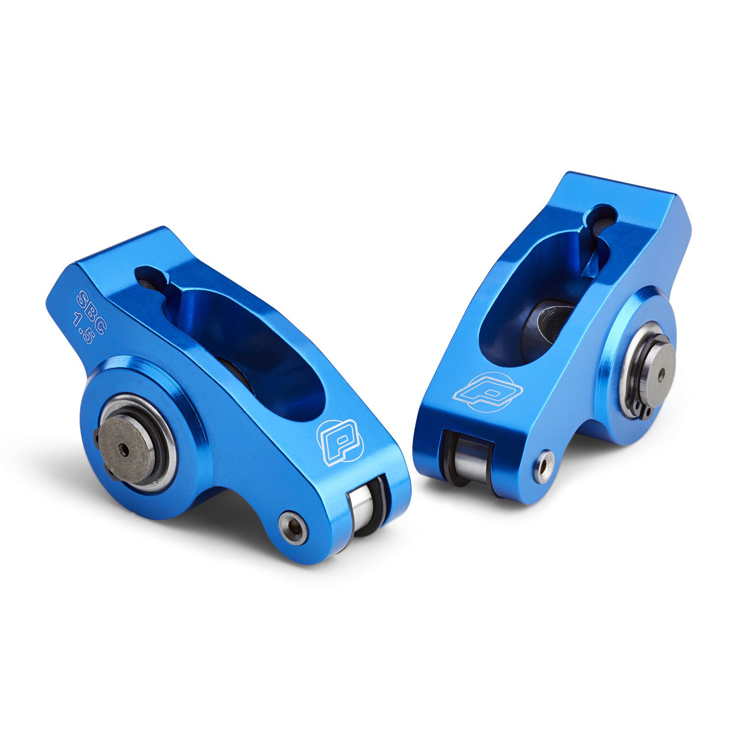 Engine Roller Rocker Arm Set; 1.5 Ratio 3/8 Stud; Self Aligning ; Fits SB Chevy