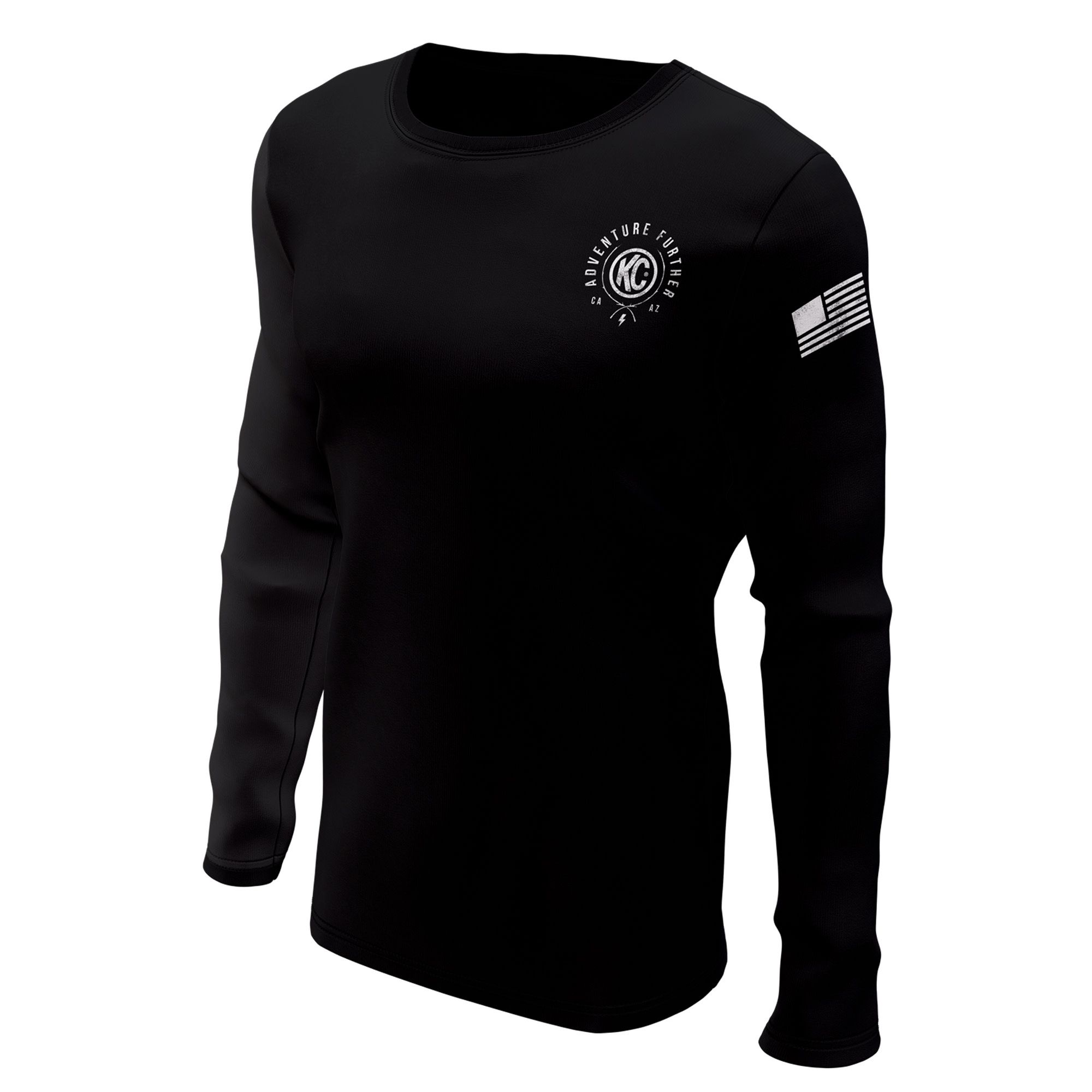 KC Trailblazer Long Sleeve Tee Shirt - Black - 4X-Large