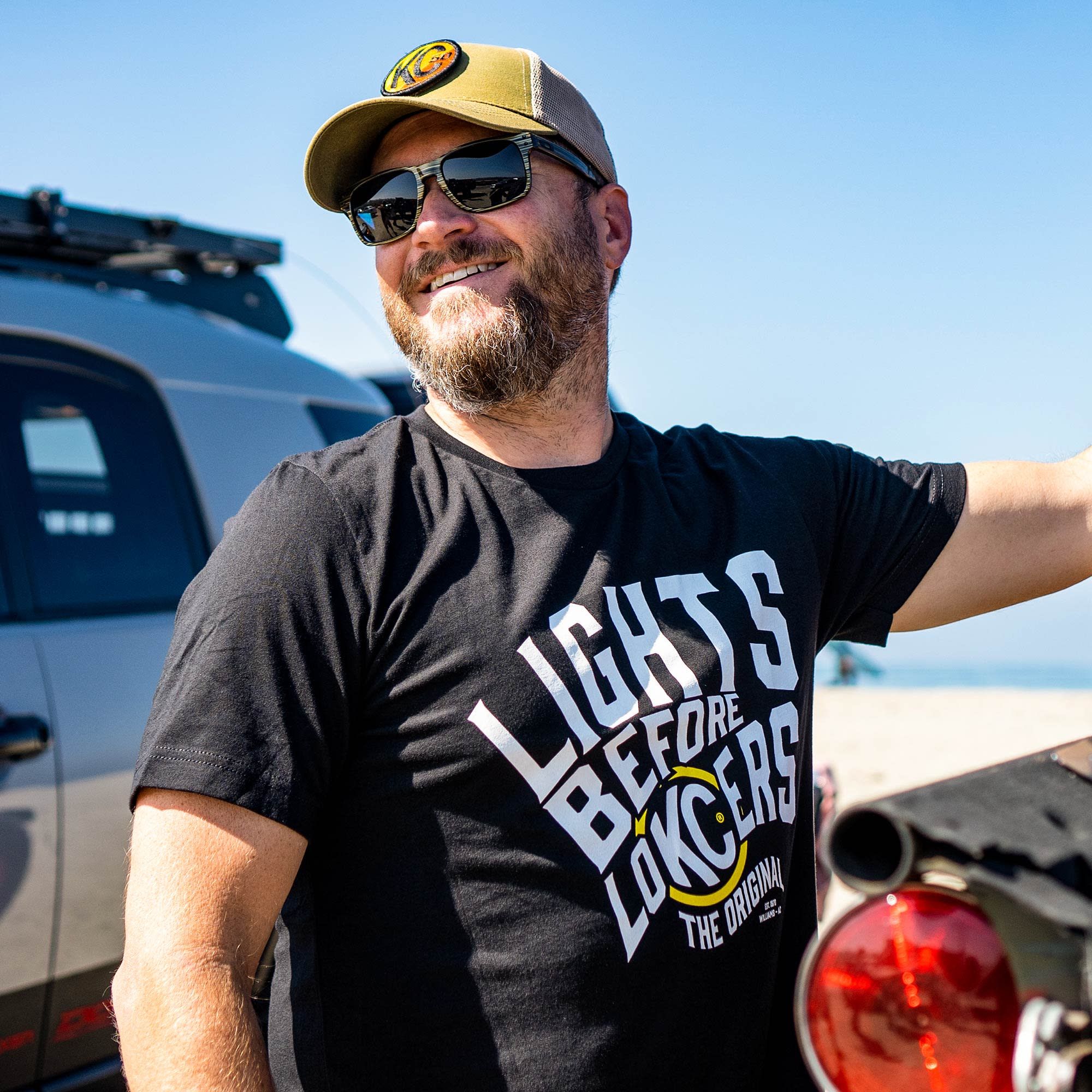 KC Lights Lockers Tee Shirt - Black - Medium