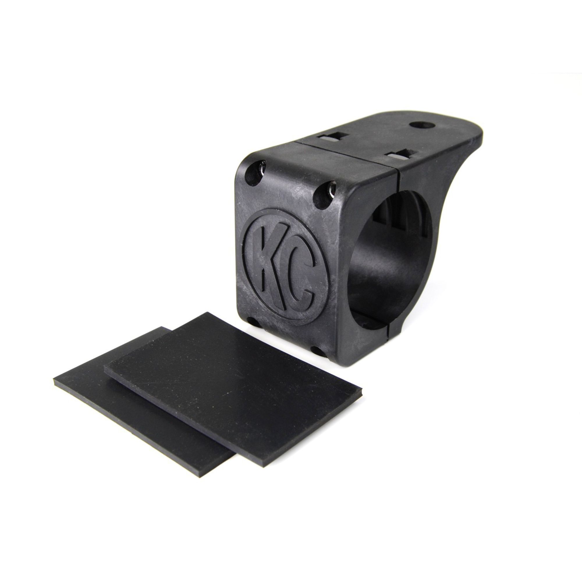 KC Hilites Bracket - Single - Tube Clamp Light Mount - Rubber Adjustment Shims - 2.75 in -3.0 in