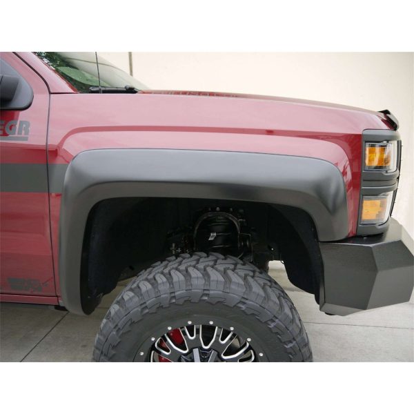 EGR - 751675 - USA Matte Black Rugged Style Fender Flares