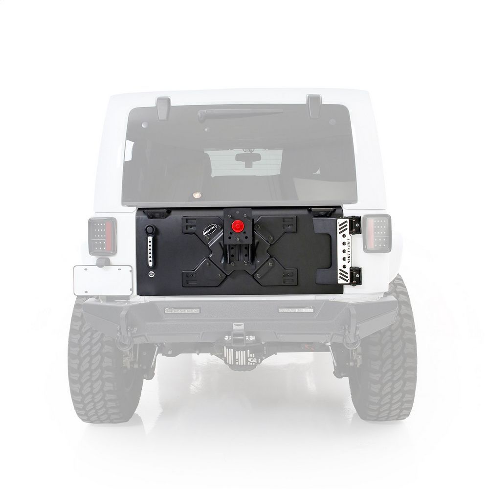 XRC TAILGATE & TIRE CARRIER - JEEP, 07-18 WRANGLER JK 2/4 DOOR