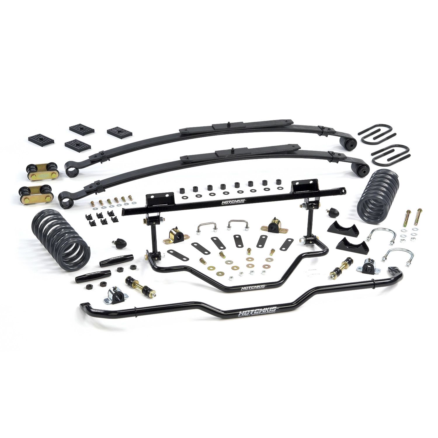 Hotchkis Sport Suspension HP TVS Kit Lowers vehicle an avg of 2 in. (F) / 1.5 in. (R) from orig factory ride height
