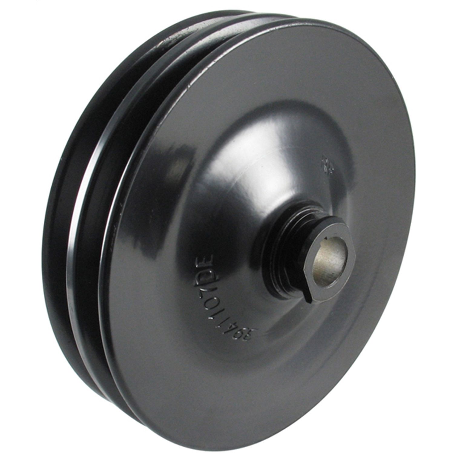 Borgeson - Power Steering Pulley - P/N: 801001 - OEM GM Power steering pulley. Steel 2 Row keyway style. Painted black.