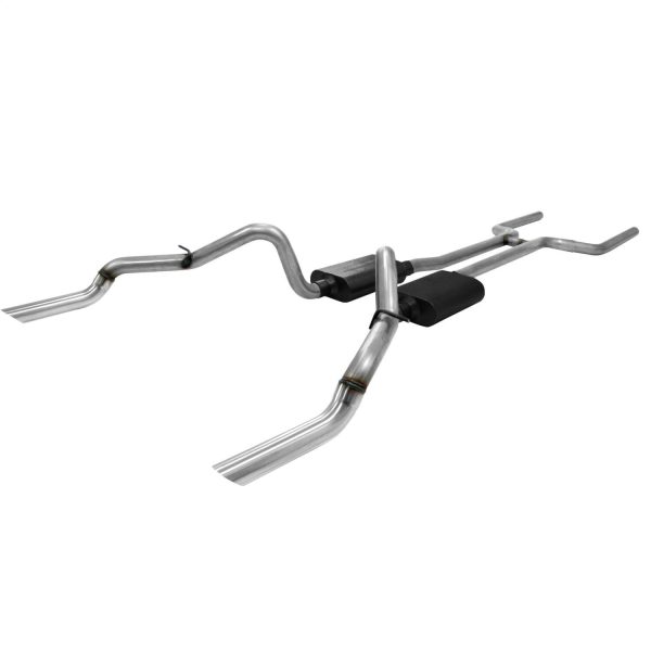 Flowmaster 817139 Header-back System 409S - Dual Rear Exit - American Thunder- Moderate/Aggressive