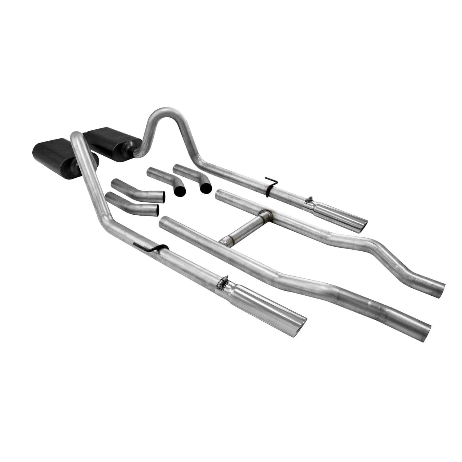 Flowmaster 817174 Header-back System 409S - Dual Rear Exit - American Thunder -Moderate/Aggressive
