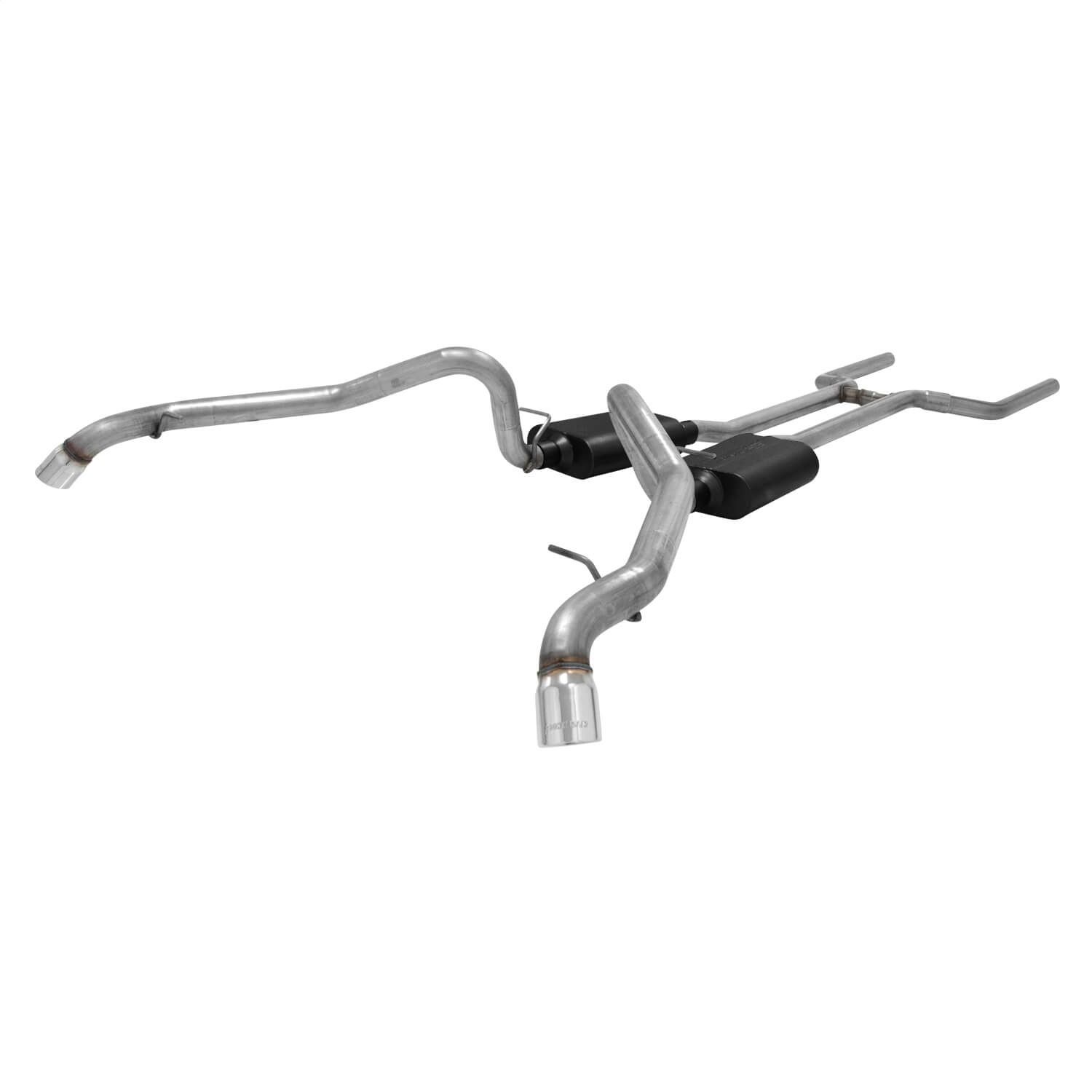 Flowmaster 817673 Crossmember-back System - AMT - 62-67 Chevy II Nova - Moderate/Aggressive Sound