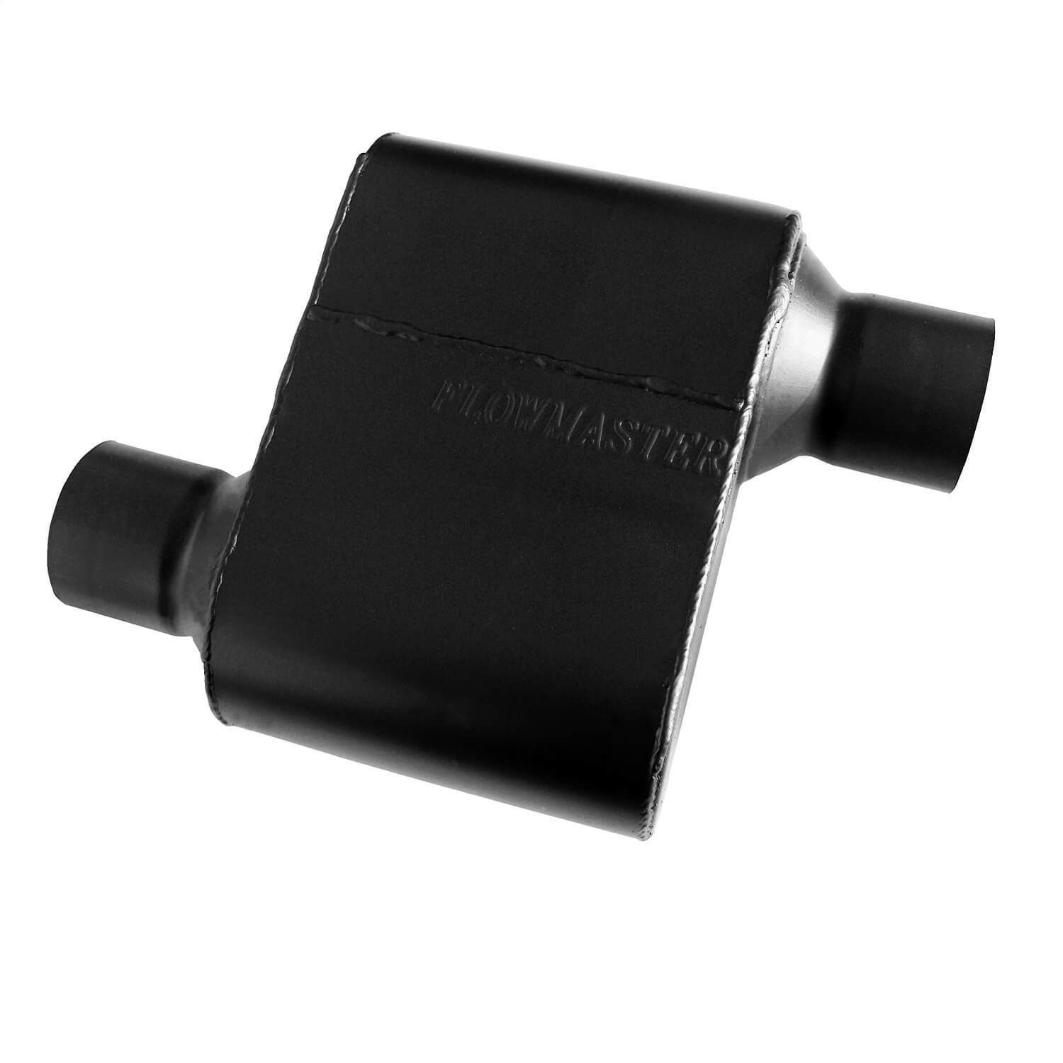 Flowmaster 842518 Super 10 Muffler 409S - 2.50 Offset In / 2.50 Offset Out - Aggressive Sound