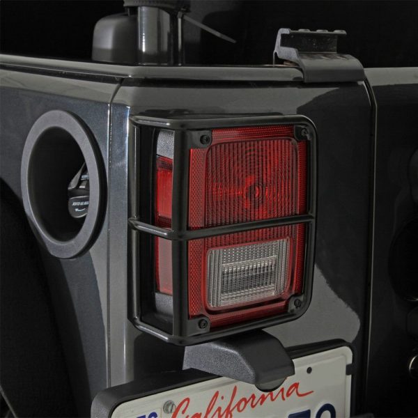 Euro Tail Light Guards - Black