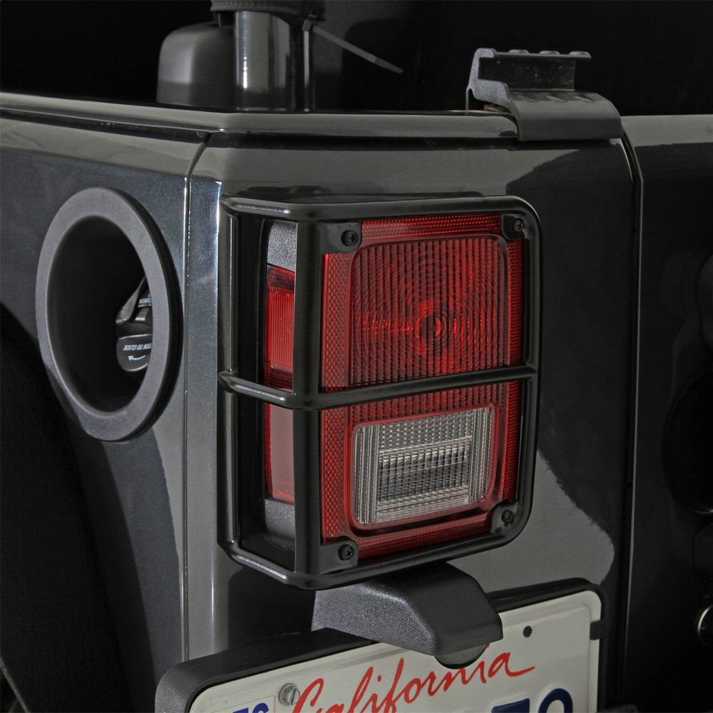 Euro Tail Light Guards - Black