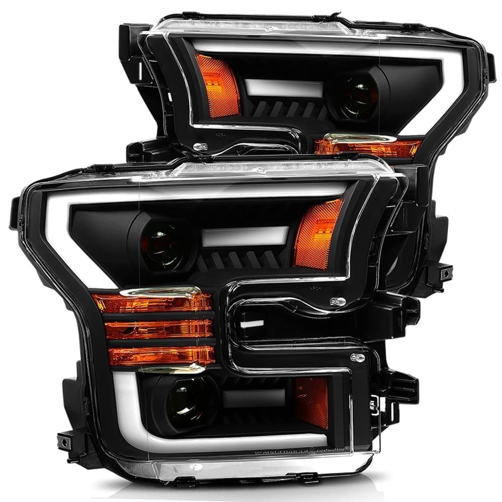 LUXX-Series LED Projector Headlights Black