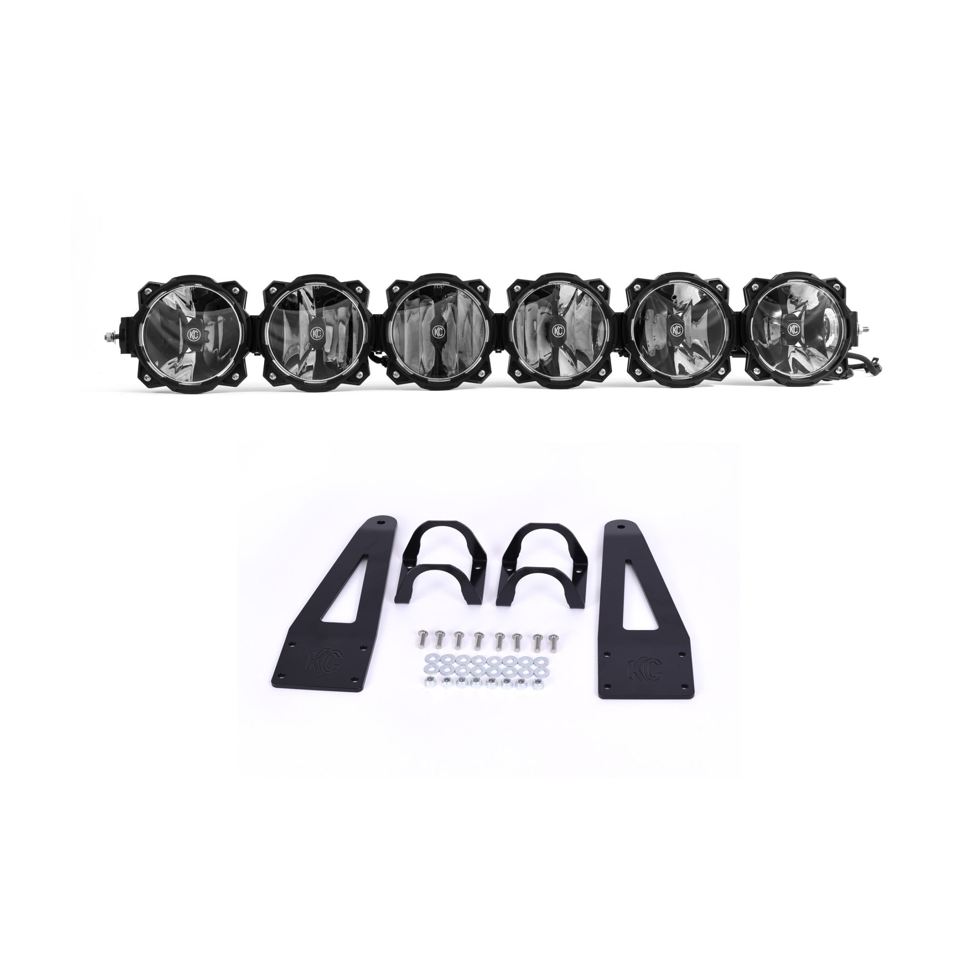 KC Hilites 39 in Pro6 Gravity LED - 6-Light - Light Bar System - 120W Combo Beam - for Can-Am Maverick