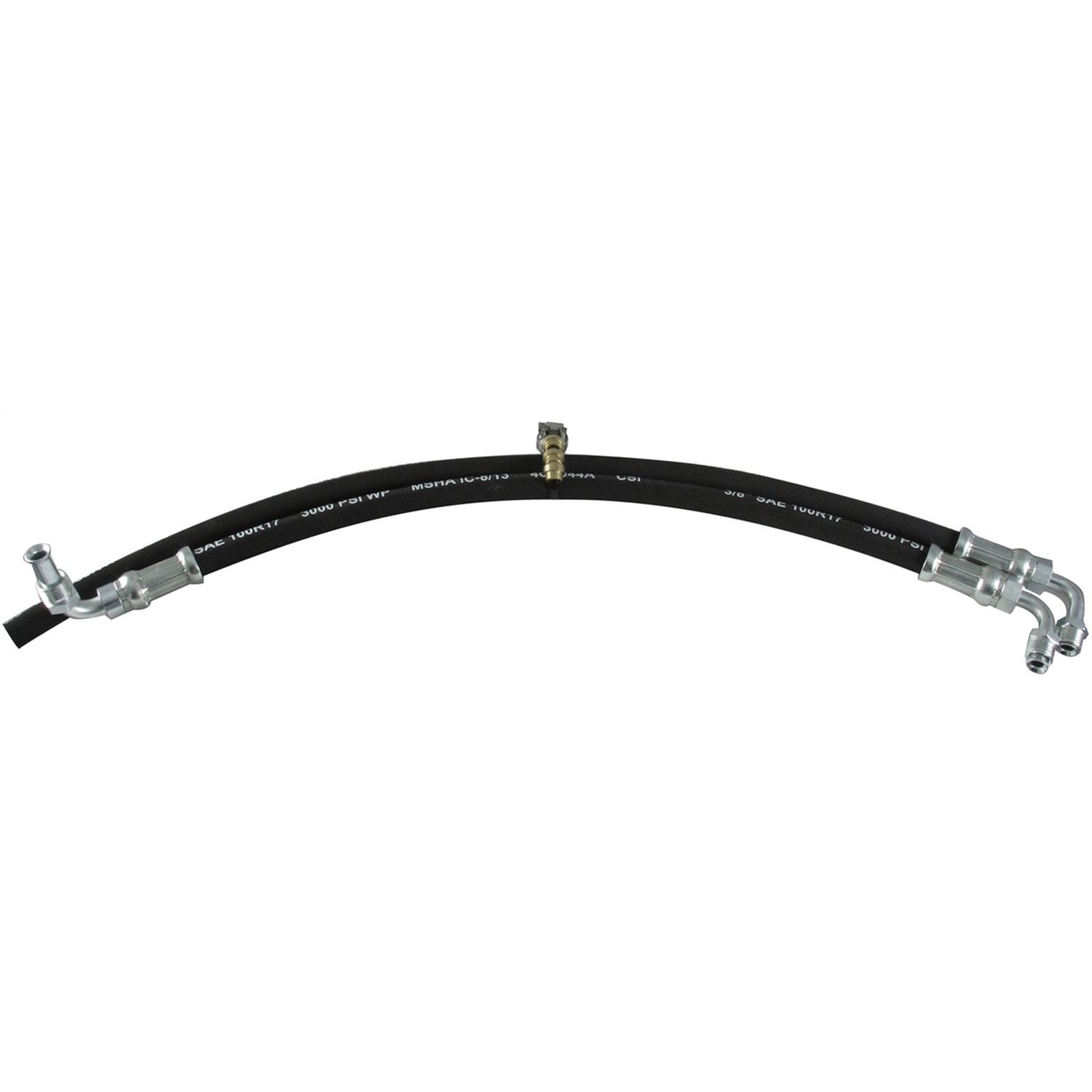 Borgeson - Power Steering Hose Kit - P/N: 925103 - 2 Piece OEM style rubber power steering hose kit. Connects GM power steering pump to a GM power steering box.