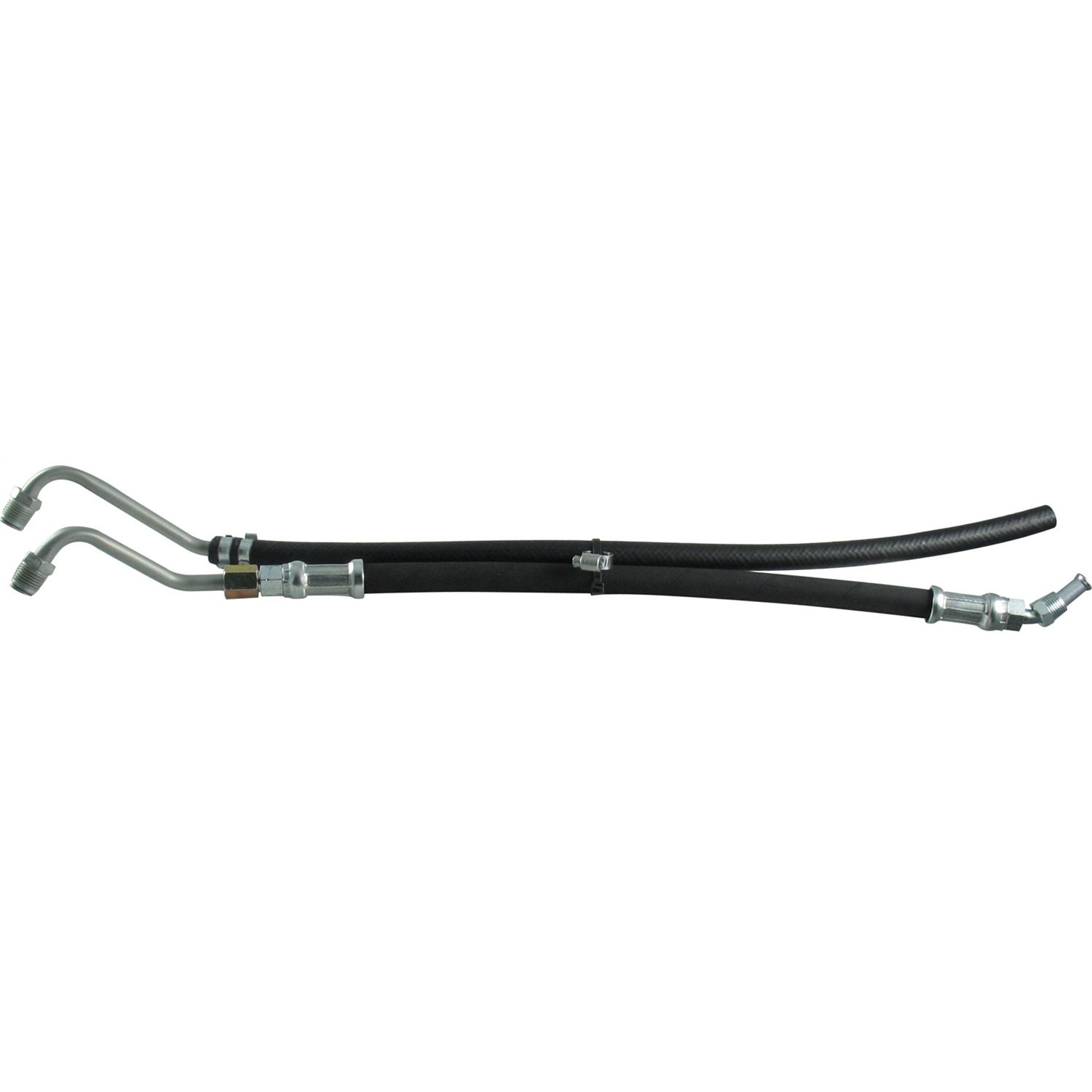 Borgeson - Power Steering Hose Kit - P/N: 925108 - 2 Piece OEM style rubber power steering hose kit. Connects GM power steering pump to Borgeson Mustang power conversion box. V-8 applications only.