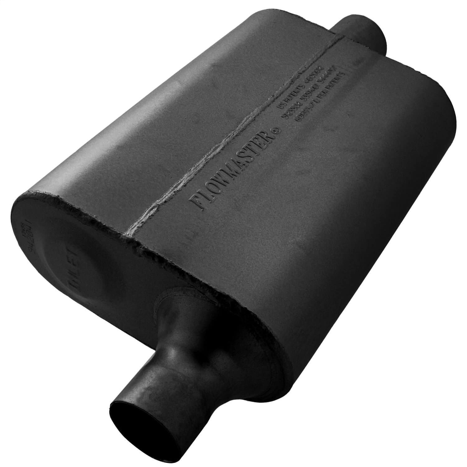 Flowmaster 942041 40 Delta Flow Muffler - 2.00 Offset In / 2.00 Center Out - Aggressive Sound