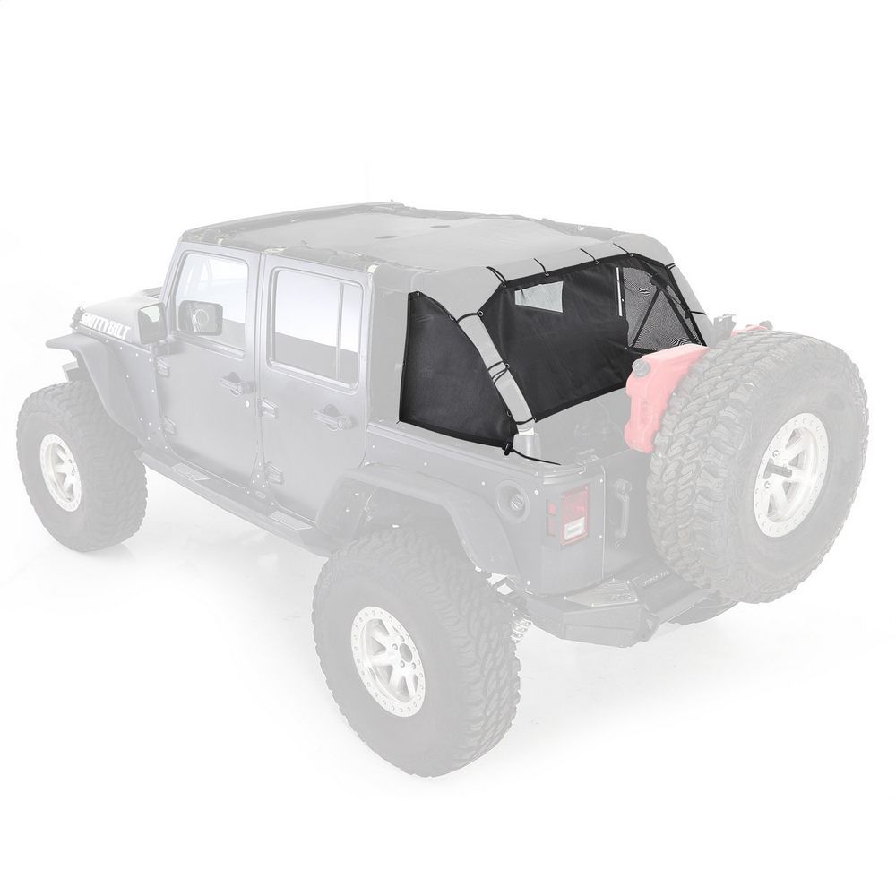 07 - 18 JEEP WRANGLER JK 4-DOOR CLOAK EXTENDED MESH SIDES/REAR