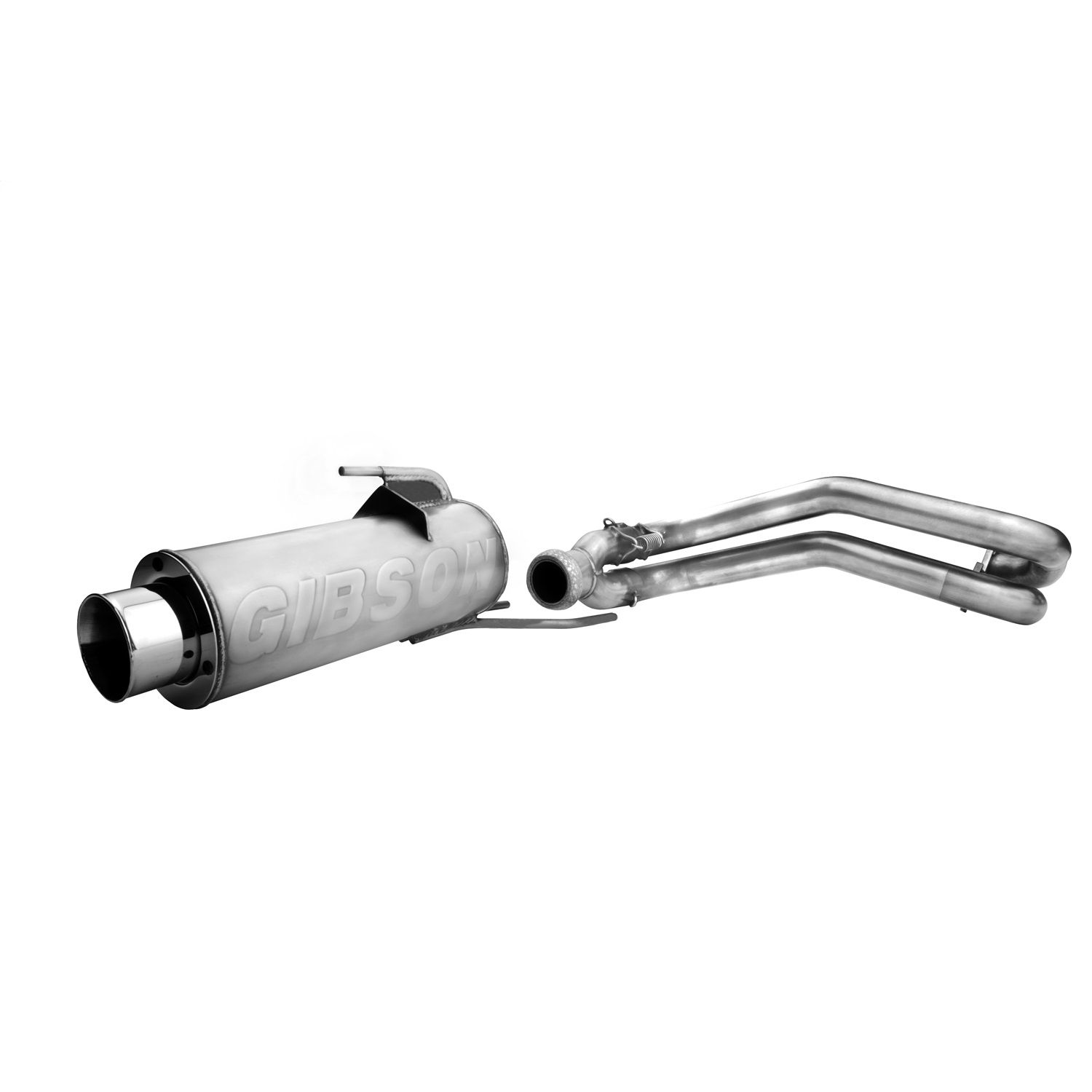 Polaris UTV Single Exhaust; Stainless