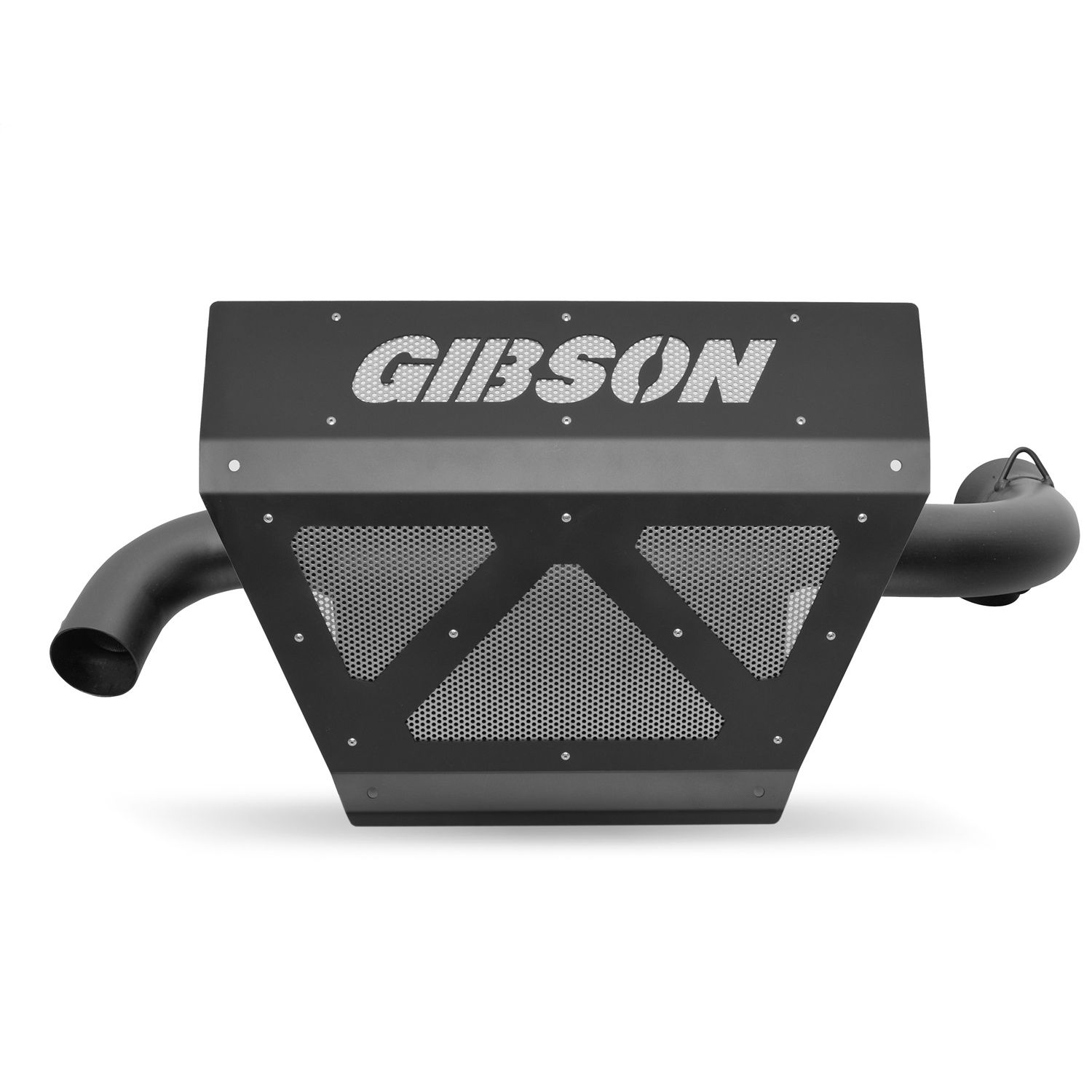 Polaris UTV Single Exhaust; Black Ceramic