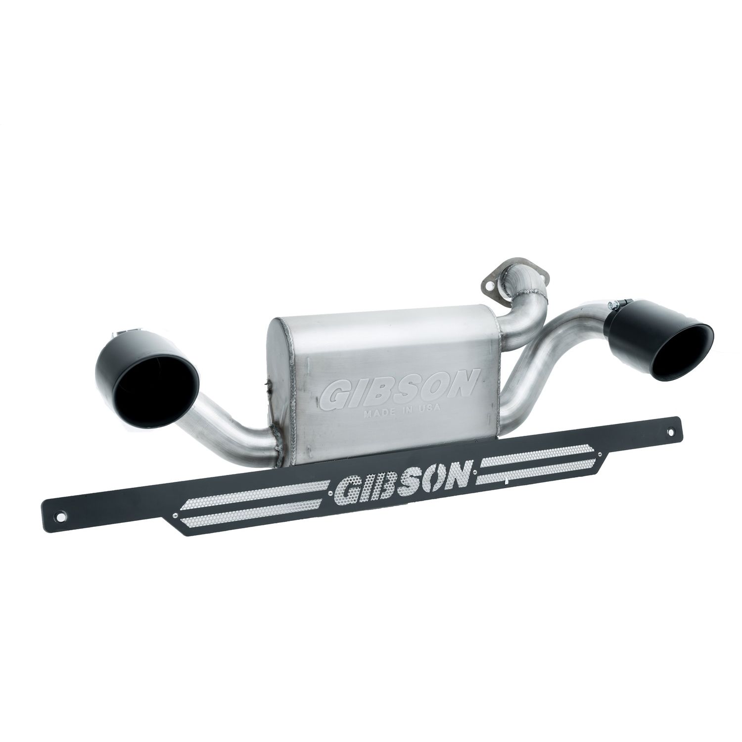 Polaris UTV Dual Exhaust; Black Ceramic